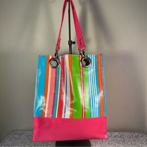 TWO'S Company Small PVC Beach Bag